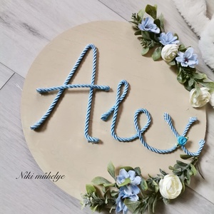 Babaszoba dekoráció, névtábla, név tábla, babanév dekor - baba - mama - babaszoba dekoráció - babanév dekoráció - Meska.hu