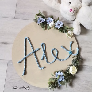 Babaszoba dekoráció, névtábla, név tábla, babanév dekor - baba - mama - babaszoba dekoráció - babanév dekoráció - Meska.hu