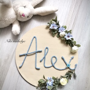 Babaszoba dekoráció, névtábla, név tábla, babanév dekor - baba - mama - babaszoba dekoráció - babanév dekoráció - Meska.hu