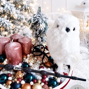 Harry Potter adventi koszorú, világító asztaldísz - Meska.hu