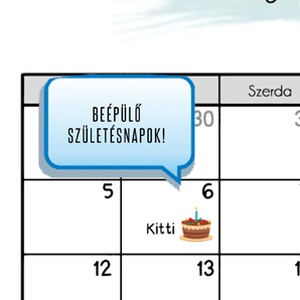 Családi naptár - otthon & életmód - dekoráció - fali és függő dekoráció - falinaptár & öröknaptár - Meska.hu
