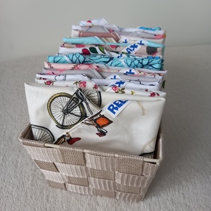 Kolibris újraszalvéta, élelmiszerbiztos, uzsonna csomagoló, szendvics csomagoló, zero waste  - táska & tok - uzsonna- & ebéd tartó - szendvics csomagoló - Meska.hu