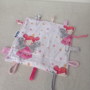 Ölelgető/morzsolgató kendő - Tündérke - játék & sport - 3 éves kor alattiaknak - alvóka & rongyi - Meska.hu