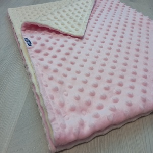Minky DUO pihe-puha takaró (Rózsaszín/Vanília) - Meska.hu