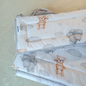 Három részes garnitúra: paplan+párna+rácsvédő /Mackó/ - Meska.hu