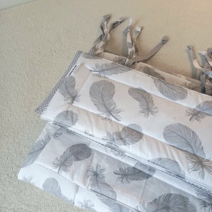 Három részes garnitúra: paplan+párna+rácsvédő /Tollpihe/ - Meska.hu