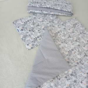 Három részes garnitúra: paplan+párna+rácsvédő /Hippo/ - Meska.hu