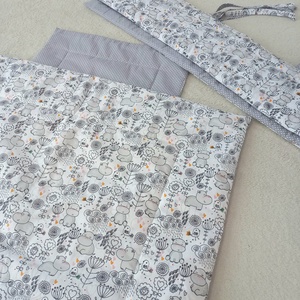 Három részes garnitúra: paplan+párna+rácsvédő /Hippo/ - otthon & életmód - babaszoba, gyerekszoba - szett kiságyba - Meska.hu