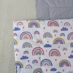 Három részes garnitúra: paplan+párna+rácsvédő /Szivárvány/ - otthon & életmód - babaszoba, gyerekszoba - szett kiságyba - Meska.hu
