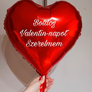 Valentin napi szív lufi, Otthon & Életmód, Papír, írószer, Ajándékkísérő, Ajándékozás kellékei, , MESKA