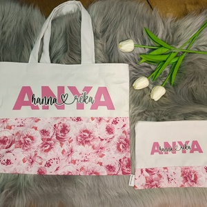 Anyák napi szett , Táska & Tok, Bevásárlás & Shopper táska, Shopper, textiltáska, szatyor, , MESKA