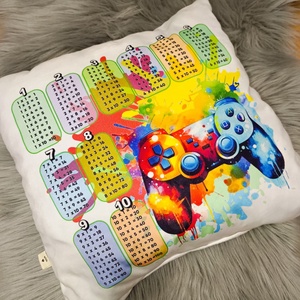 Gamer szorzótáblás párna, Otthon & Életmód, Babaszoba, gyerekszoba, Gyerek díszpárna, , MESKA
