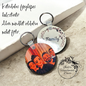 Kétoldalas fényképes kulcstartó , Táska & Tok, Kulcstartó & Táskadísz, Kulcstartó, , MESKA