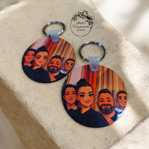 Kétoldalas fényképes kulcstartó  - táska & tok - kulcstartó & táskadísz - kulcstartó - Meska.hu