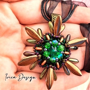 Bronzos Amara Medál Nyaklánccal - ékszer - nyaklánc - medálos nyaklánc - Meska.hu