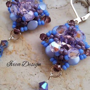 Tündér Lilla Fülbevalók - ékszer - fülbevaló - lógó fülbevaló - Meska.hu