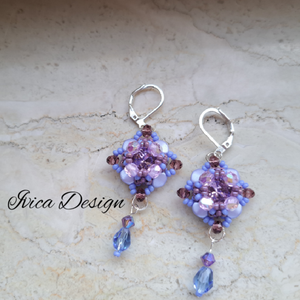 Tündér Lilla Fülbevalók - ékszer - fülbevaló - lógó fülbevaló - Meska.hu