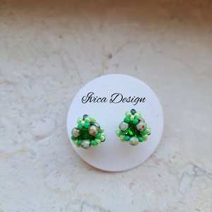 Zoé Bedugós Kristályos Fülbevalók Több Színben - ékszer - fülbevaló - pötty fülbevaló - Meska.hu