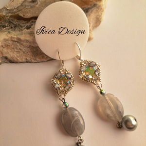 Hannah Fülbevalók - ékszer - fülbevaló - lógó fülbevaló - Meska.hu