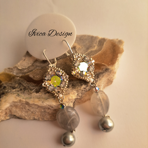 Hannah Fülbevalók - ékszer - fülbevaló - lógó fülbevaló - Meska.hu