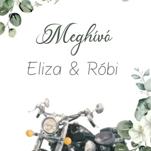Motoros esküvői meghívó - esküvő - meghívó & kártya - meghívó - Meska.hu