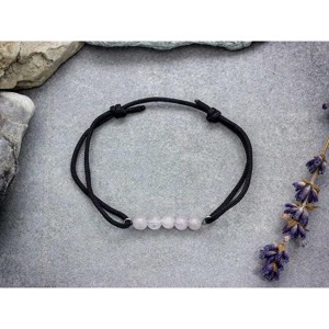 Crystal Chic rózsakvarc ásvány karkötő, Ékszer, Karkötő, Ásványkarkötő, , MESKA