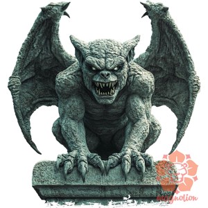 Gargoyle v8 férfi póló - ruha & divat - férfi ruha - póló - Meska.hu