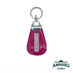 Sötét magenta lakk csepp alakú swarovski köves kulcstartó H4003 - táska & tok - kulcstartó & táskadísz - kulcstartó - Meska.hu