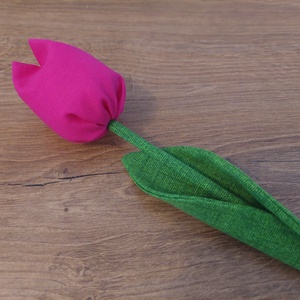 Textil tulipán , Otthon & Életmód, Dekoráció, Asztal és polc dekoráció, Asztaldísz, Varrás, MESKA