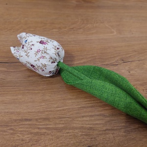 Textil tulipán , Otthon & Életmód, Dekoráció, Asztal és polc dekoráció, Asztaldísz, Varrás, MESKA