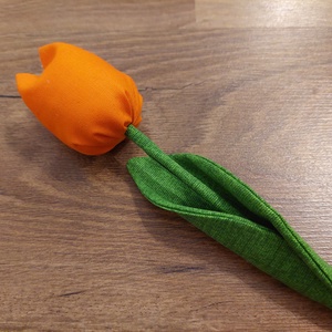 Textil tulipán , Otthon & Életmód, Dekoráció, Asztal és polc dekoráció, Asztaldísz, Varrás, MESKA