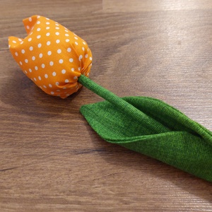 Textil tulipán , Otthon & Életmód, Dekoráció, Asztal és polc dekoráció, Asztaldísz, Varrás, MESKA