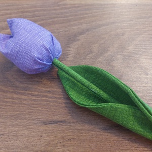 Textil tulipán , Otthon & Életmód, Dekoráció, Asztal és polc dekoráció, Asztaldísz, Varrás, MESKA