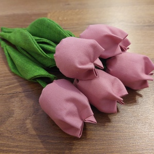 Textil tulipán , Otthon & Életmód, Dekoráció, Asztal és polc dekoráció, Asztaldísz, Varrás, MESKA