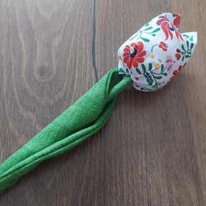 Textil tulipán , Otthon & Életmód, Dekoráció, Asztal és polc dekoráció, Asztaldísz, Varrás, MESKA