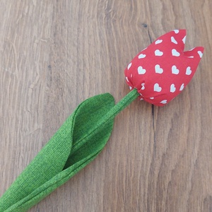 Textil tulipán , Otthon & Életmód, Dekoráció, Asztal és polc dekoráció, Asztaldísz, Varrás, MESKA