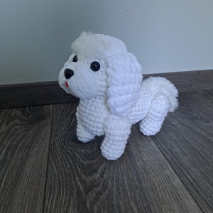 Bichon kutyus , Játék & Sport, Plüssállat & Játékfigura, Kutya, Horgolás, MESKA