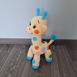 Horgolt zsiráf  - játék & sport - plüssállat & játékfigura - zsiráf - Meska.hu
