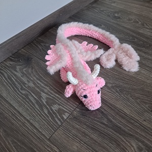 Sárkány , Játék & Sport, Plüssállat & Játékfigura, Plüss sárkány, Horgolás, MESKA
