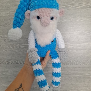 Karácsonyi manó  - játék & sport - plüssállat & játékfigura - manó - Meska.hu