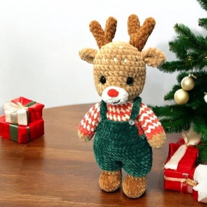 Karácsonyi rénszarvas , Játék & Sport, Plüssállat & Játékfigura, Más figura, Horgolás, MESKA