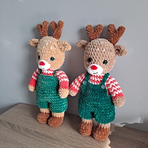 Karácsonyi rénszarvas  - játék & sport - plüssállat & játékfigura - más figura - Meska.hu