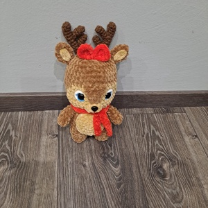 Rénszarvas  - játék & sport - plüssállat & játékfigura - plüss mesefigurák - Meska.hu