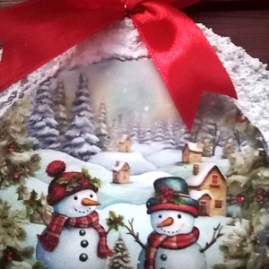 Kisméretű téli ajtó/ablakdísz - otthon & életmód - dekoráció - ajtó- és ablak dekoráció - ajtódísz & kopogtató - Meska.hu