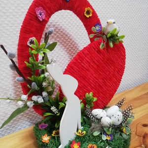 Nagyméretű húsvéti asztaldísz - otthon & életmód - dekoráció - asztal és polc dekoráció - asztaldísz - Meska.hu