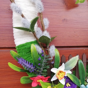 Húsvéti kopogtató - otthon & életmód - dekoráció - ajtó- és ablak dekoráció - ajtódísz & kopogtató - Meska.hu