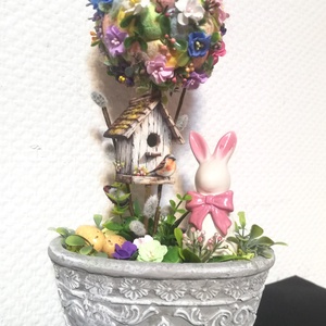 Húsvéti tojásfa, Ünnepi díszek, dekorációk, Húsvéti díszek és dekorációk, Húsvéti asztaldíszek, Mindenmás, Virágkötés, MESKA