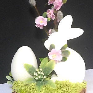Szolíd húsvéti asztaldísz - ünnepi díszek, dekorációk - húsvéti díszek és dekorációk - húsvéti asztaldíszek - Meska.hu