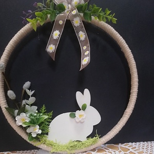 Hűsvéti ajtódísz - ünnepi díszek, dekorációk - húsvéti díszek és dekorációk - húsvéti ajtódísz, kopogtató - Meska.hu