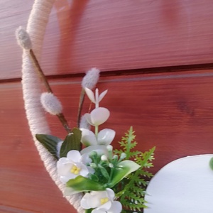 Hűsvéti ajtódísz - ünnepi díszek, dekorációk - húsvéti díszek és dekorációk - húsvéti ajtódísz, kopogtató - Meska.hu